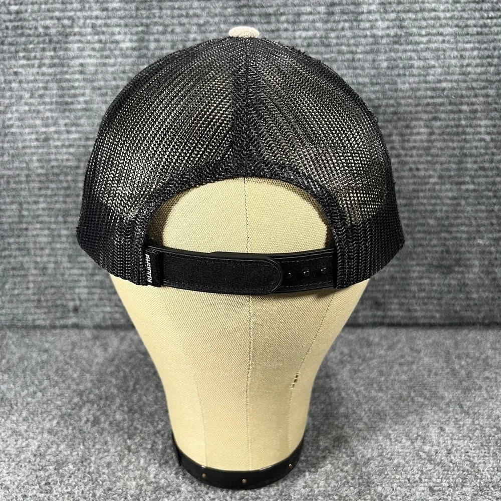 Hooey Hat Cap Snap Back Mesh Trucker Black Beige Western Casual Outdoor